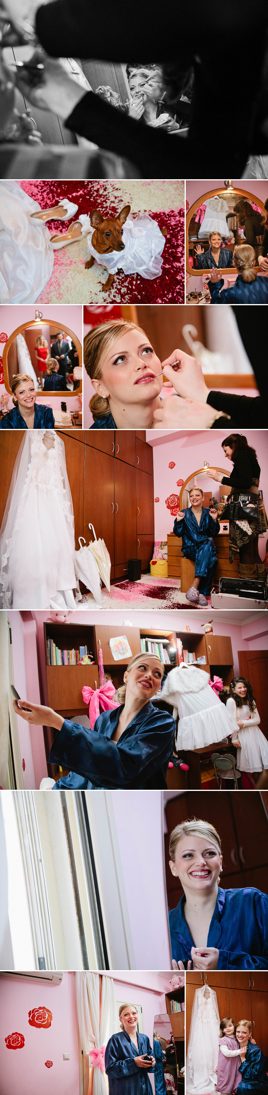bride getting ready