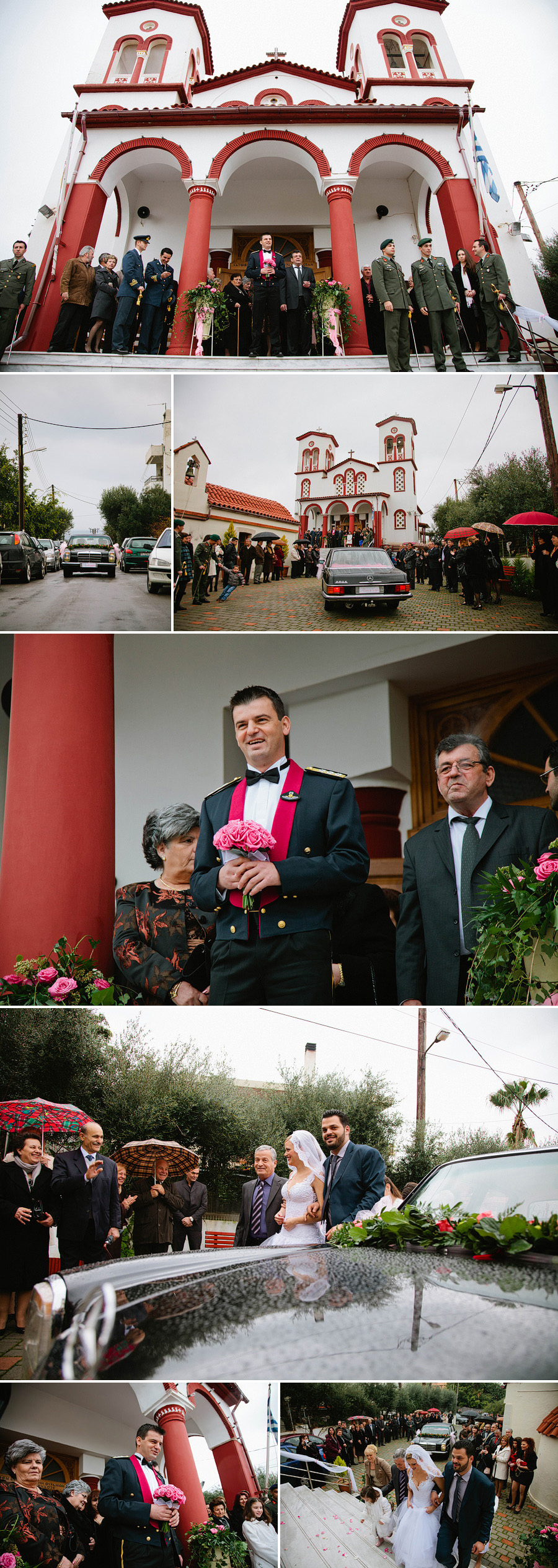 The groom, military style